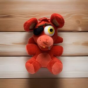 Five Nights at Freddys Red Foxy Plush Stuffed Animal Figure Toy Missing Nose